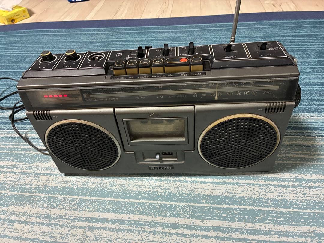 ラジカセ レトロNationalRQ-4050 - メルカリ