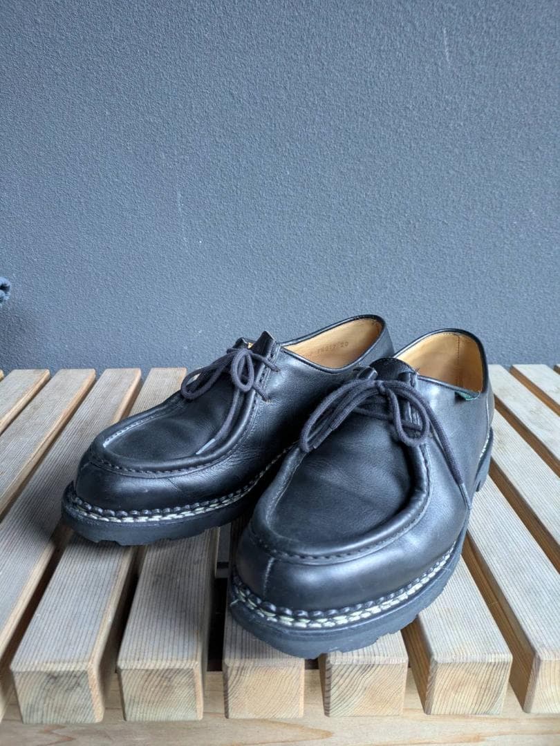 PARABOOT MICHAELパラブーツ ミカエル EU42 1/2ブラック 楽天市場】パラブーツ ミカエル 国内正規品 PARABOOT MICHAEL NOIR