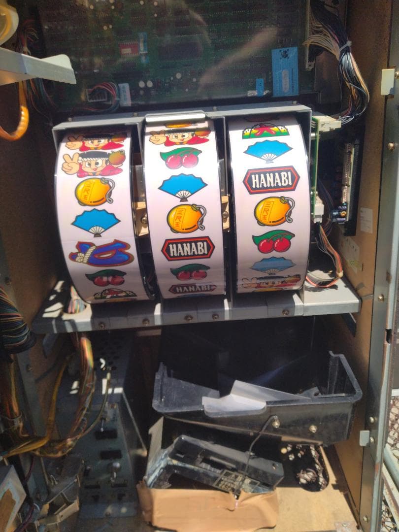 パチスロ4号機 ARUZE（アルゼ） 大花火 中古 実機 データカウンター