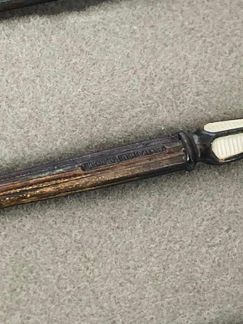 アントン ミケルセン 純銀製 デミタススプーン6客 七宝 ジョージ