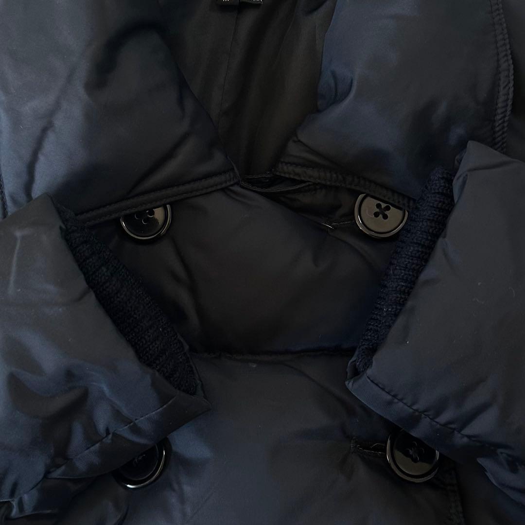 極美品＊セオリー Theory ダブルブレスト ダウンコート 黒 ブラック M