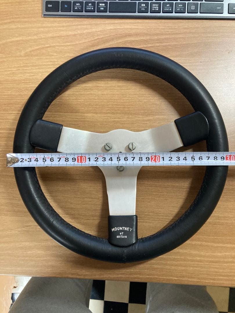 MOUNTAIN 競技用ステアリング 当時物
