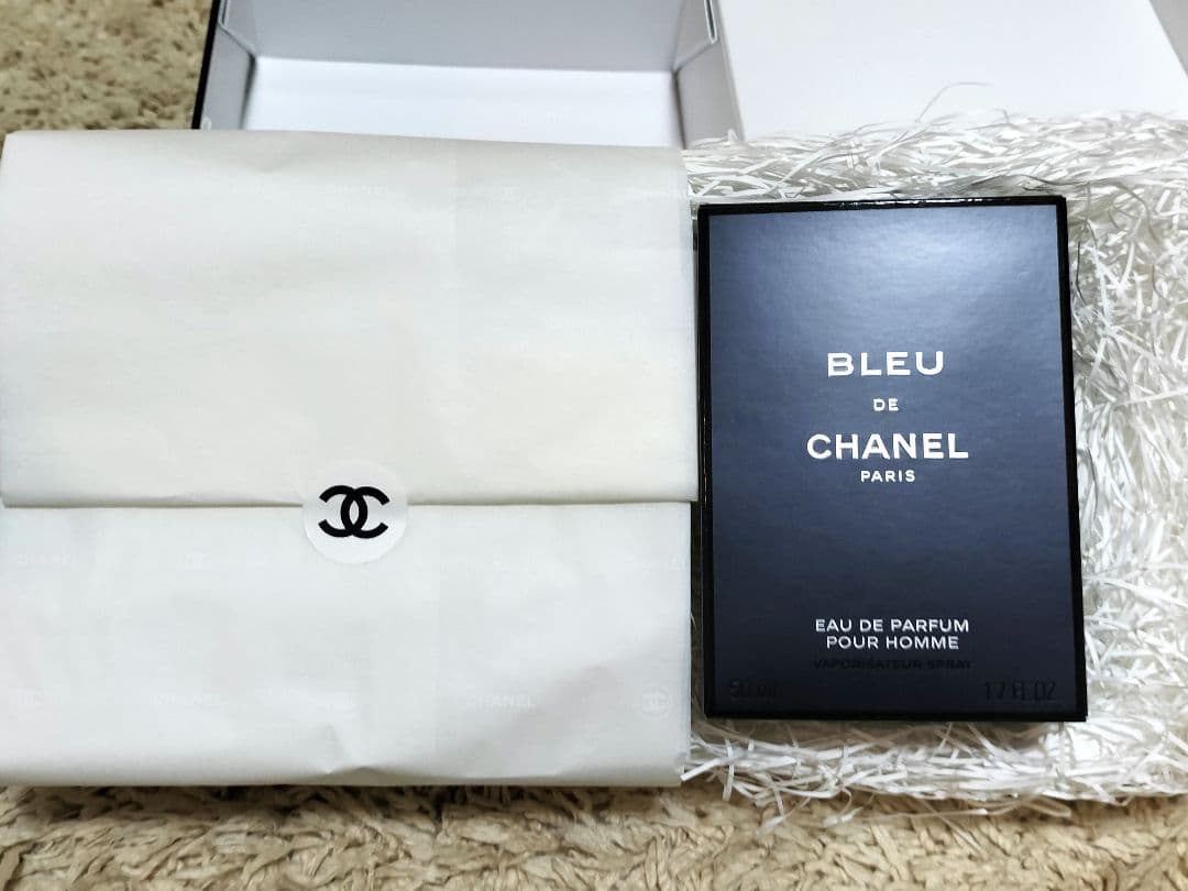 シャネル ショップ袋とボックスセットBLEU de CHANEL 香水 - メルカリ