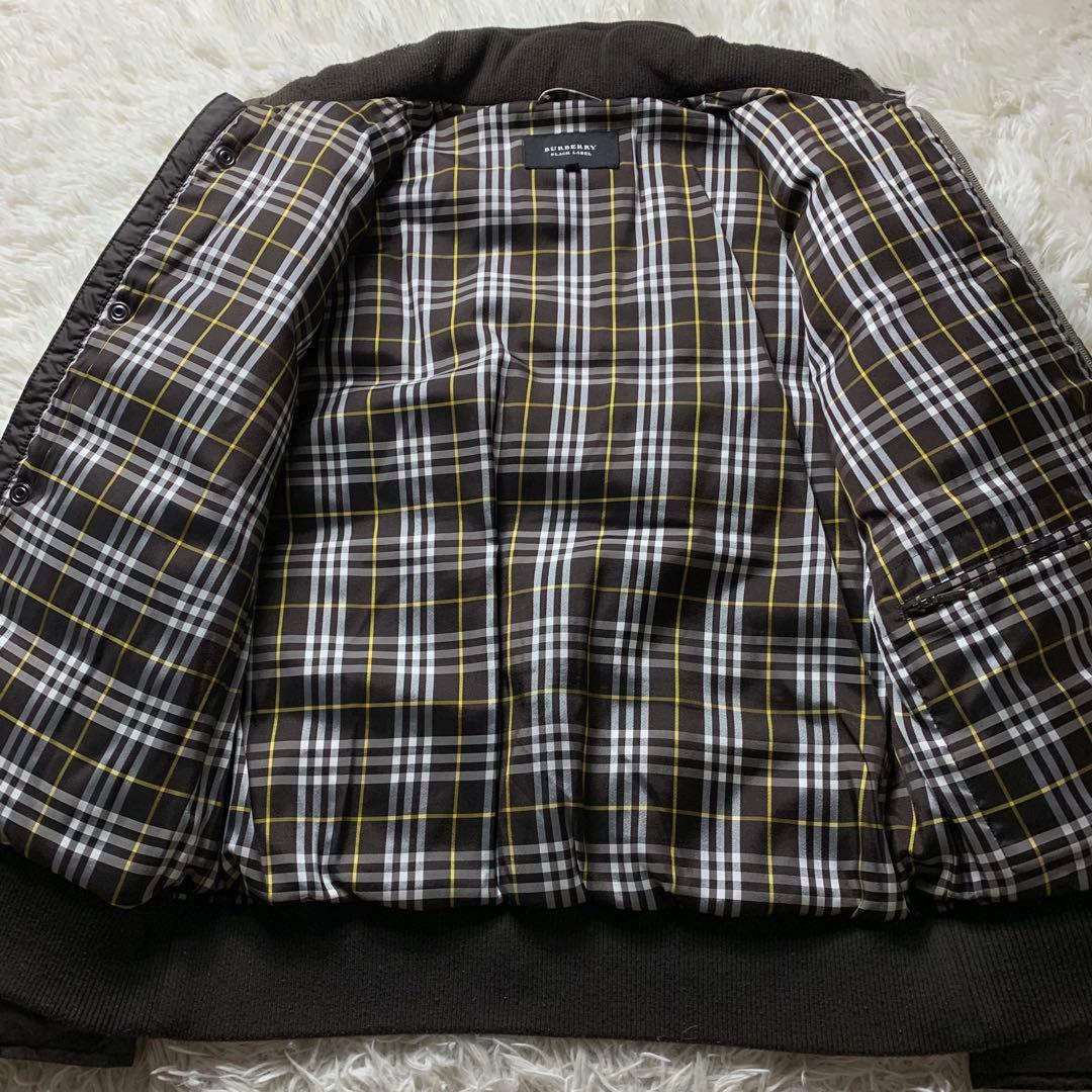バーバリーブラックべーベル ダウンジャケット ノバチェック
