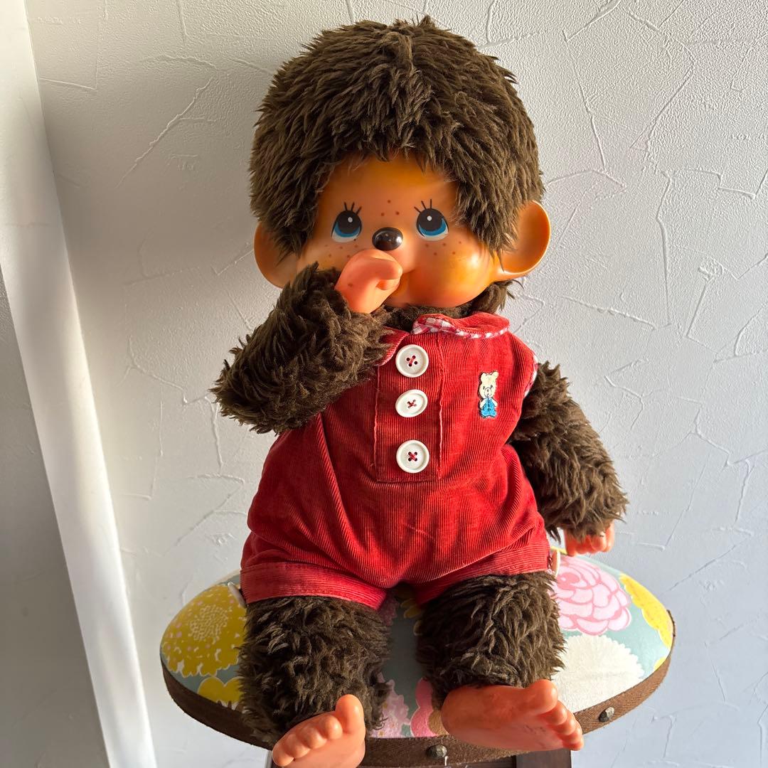 昭和レトロ 希少レア モンチッチ 45cm 青目 ブルーアイ - メルカリ