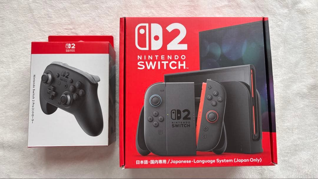 新品同様☆Nintendo Switch 2 本体 + Proコントローラー 楽天市場】【最強翌日配送利用可 / 新品】Nintendo Switch 2 Pro