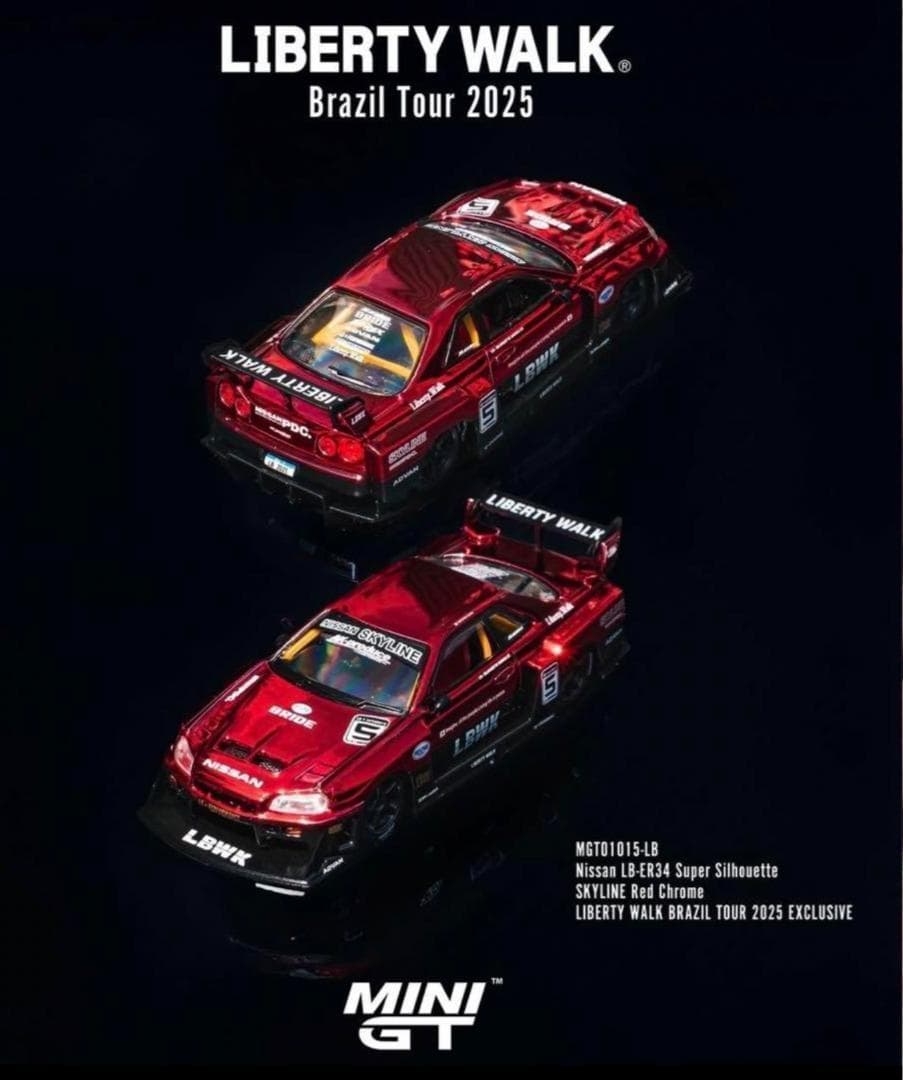 MINIGT LBWK ER34ブラジル限定イベント TSHIRT付きXL - メルカリ