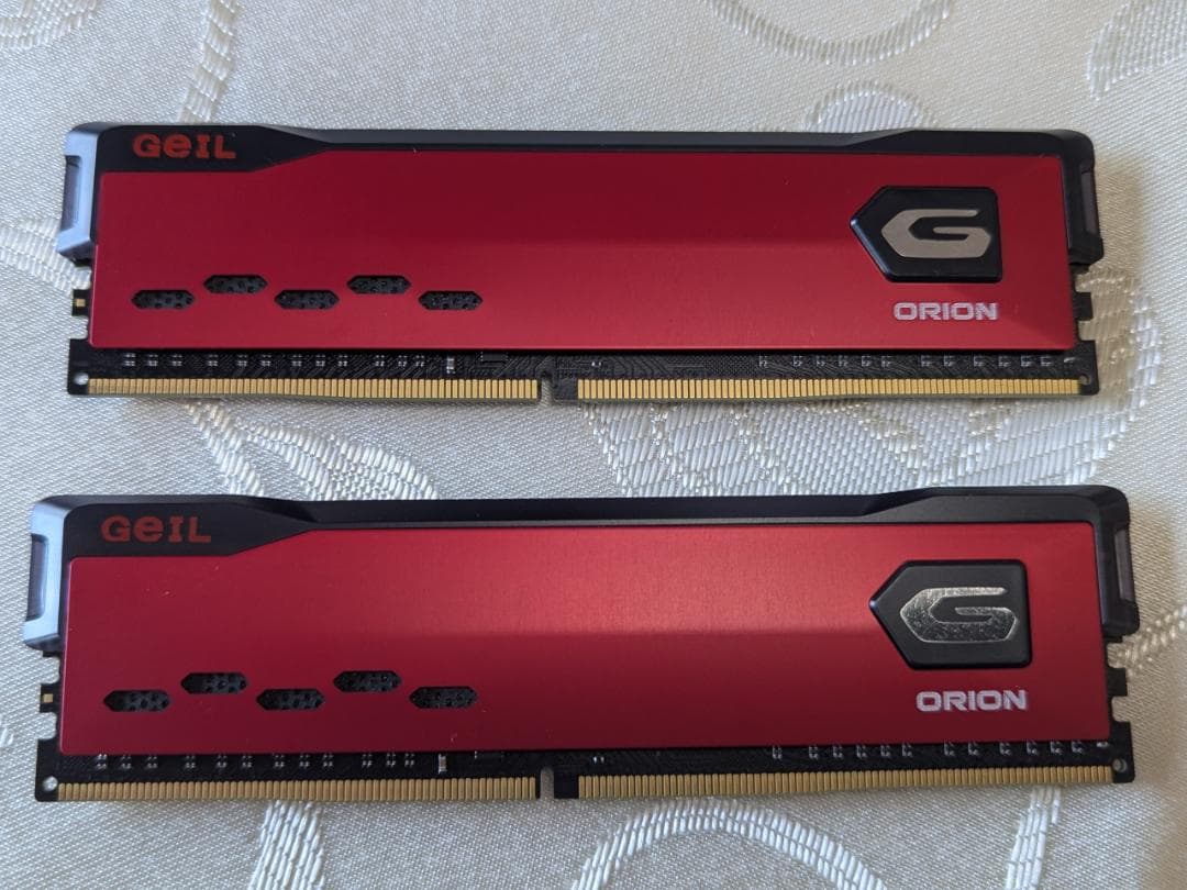 ら*と様 GeIL ORION DDR4 3600MHz 16GBx2(32GB Amazon.co.jp: GeIL ORION RGB DDR4 RAM，32GB (16GBx2) 3600MHz 1.35V