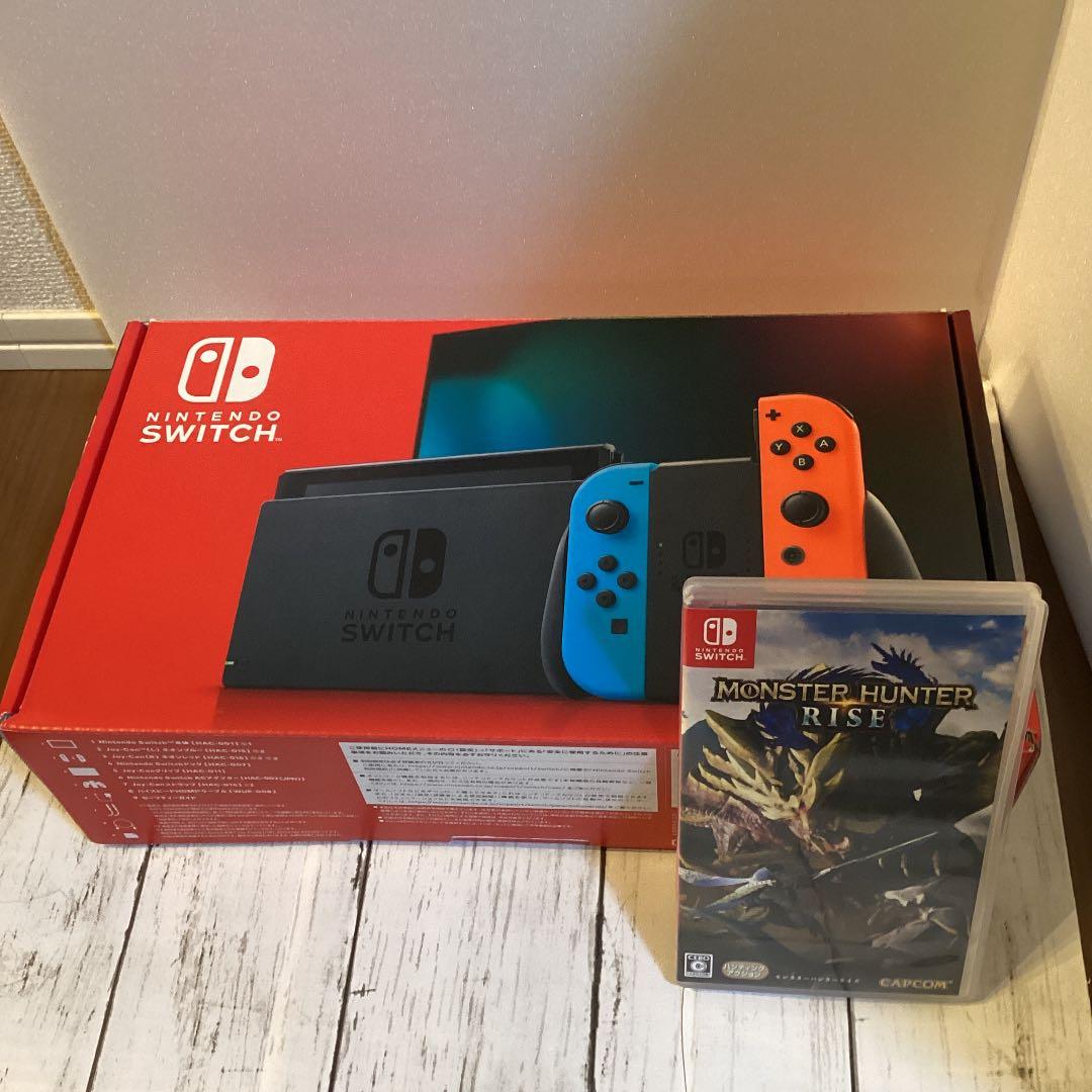 NINTENDO SWITCH モンスターハンターライズ　ソフト付属 Amazon.co.jp: 【整備済み品】 Nintendo Switch モンスターハンター