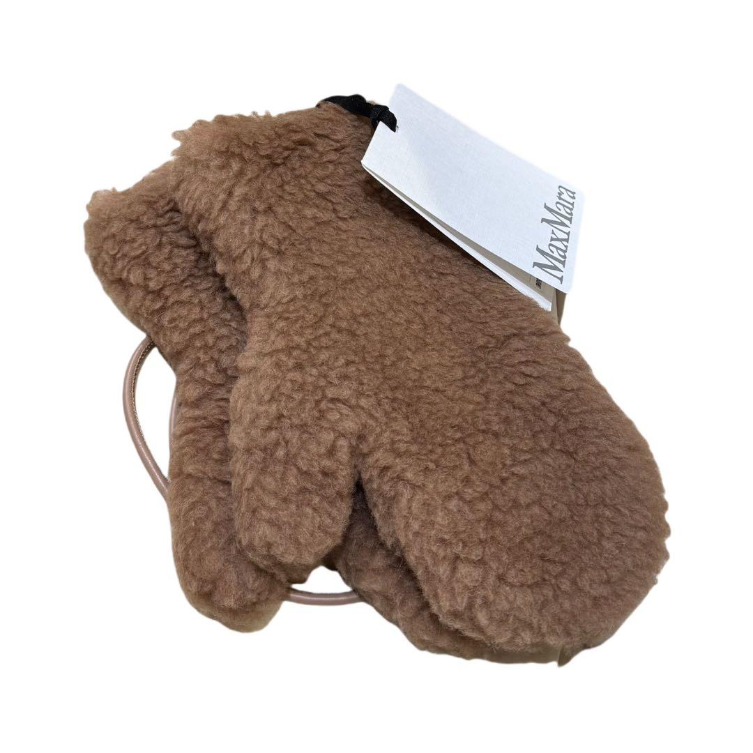 Max Mara マックスマーラ テディ ミトン ブラウン SM タグ付き - メルカリ