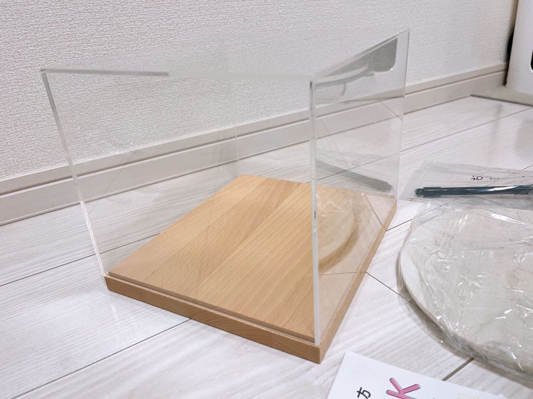 雛人形 ひな人形 ぷりふあ Halfmoon -半月-桐箱•アクリルケースセット