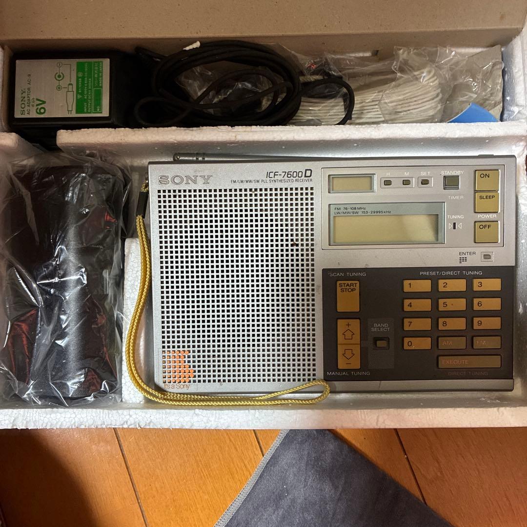 SONY ICF-7600D ラジオ