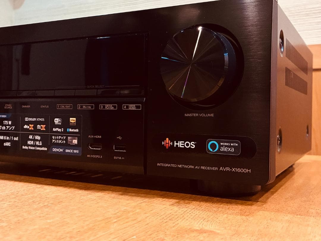 【ほぼ未使用】DENON AVR-X1600H AVアンプ　綺麗です！ AVアンプレビュー DENON AVR-X1600H | 音工房Zのブログ