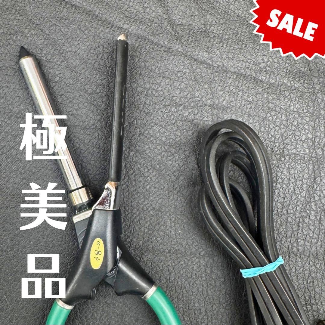 レンツアイロン 丸アイロン8ミリ A4 理容 櫛 コーム 本鼈甲 ベーク