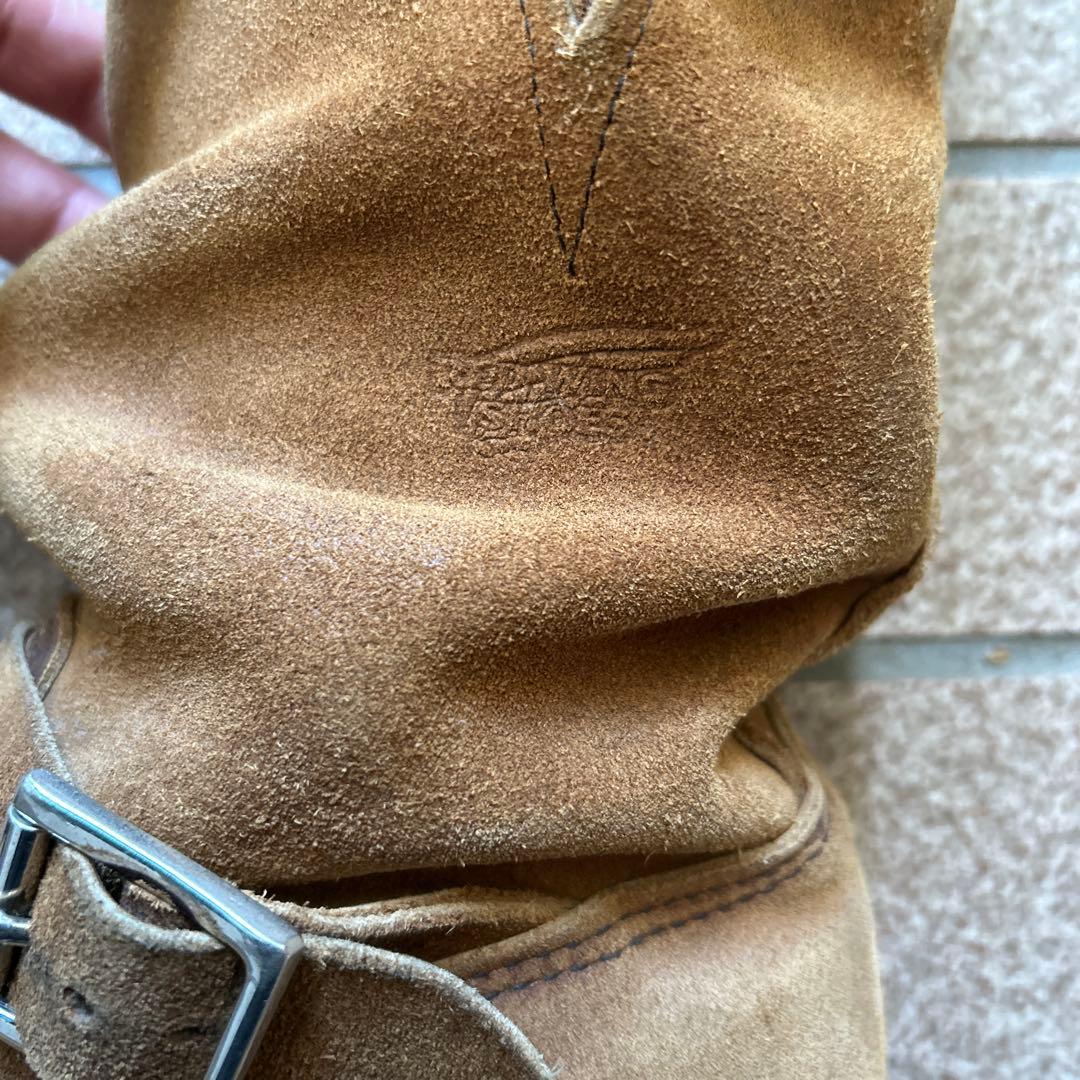 廃盤レッドウイング8178ブラウン スエード エンジニアブーツ 9ハーフ