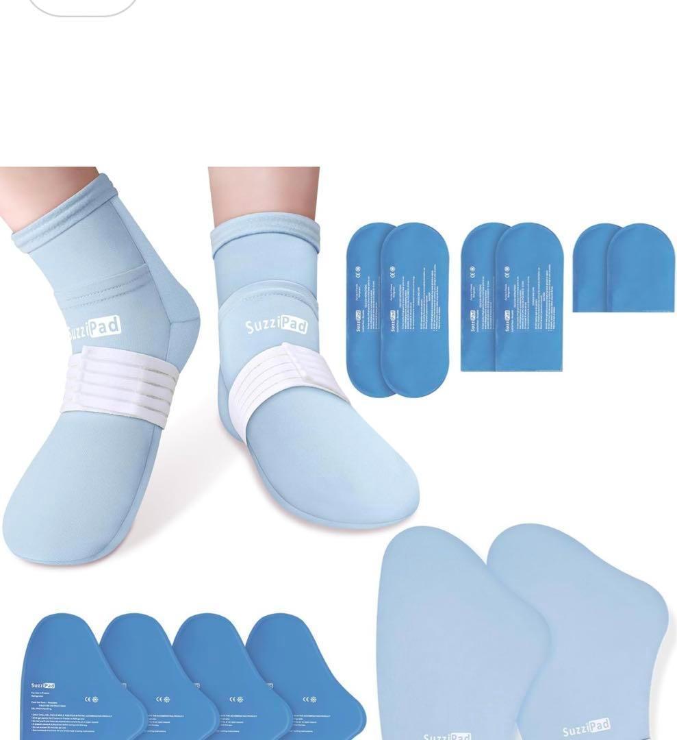 手足冷却セット フローズングローブ フローズンソックス 水色Lサイズ