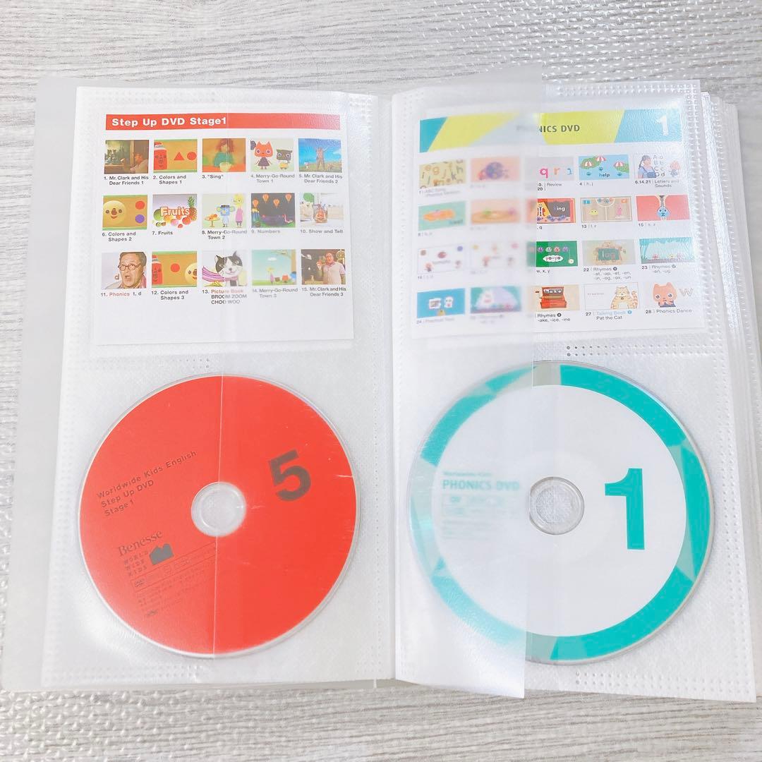 WWK ワールドワイドキッズ フォニックス ステージ1〜6 DVD ベネッセ