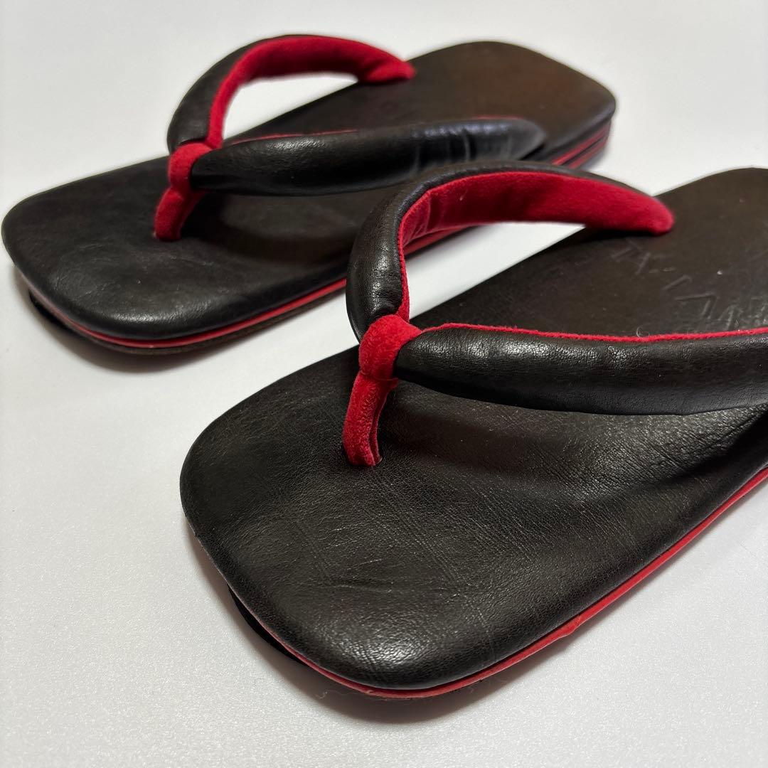 GAVIAL レザー下駄 ガヴィル 中村達也 ロザリオス 大和工房 - メルカリ