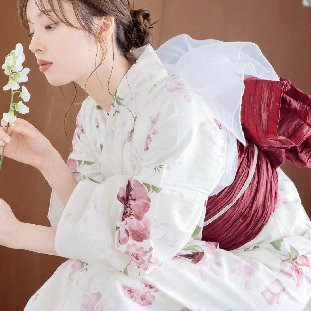 dita 浴衣 琴歌あそび ピンク 赤 美品