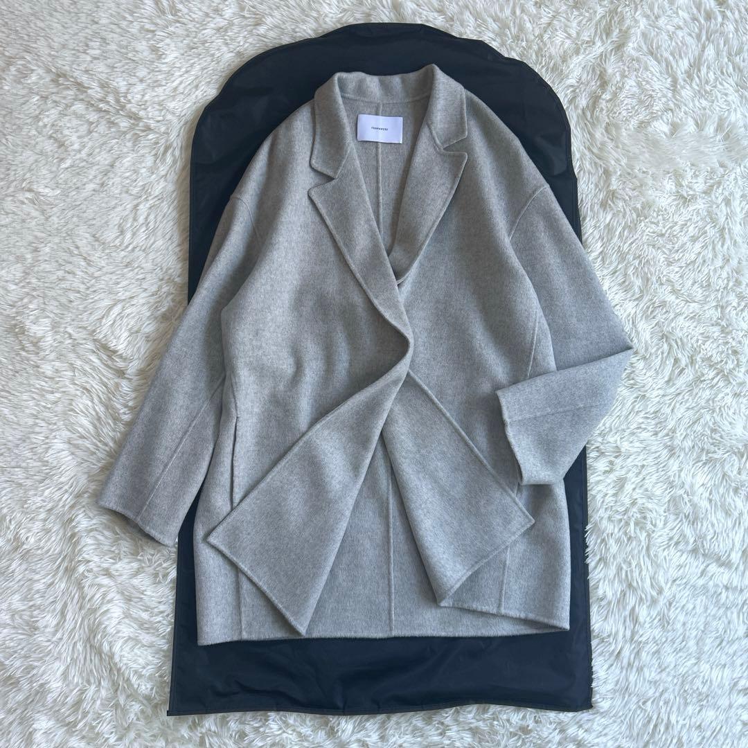 美品✨人気色 フレームワーク リバーショートコート ダブルファイス 近年 美品✨人気色 フレームワーク リバーショートコート ダブルファイス
