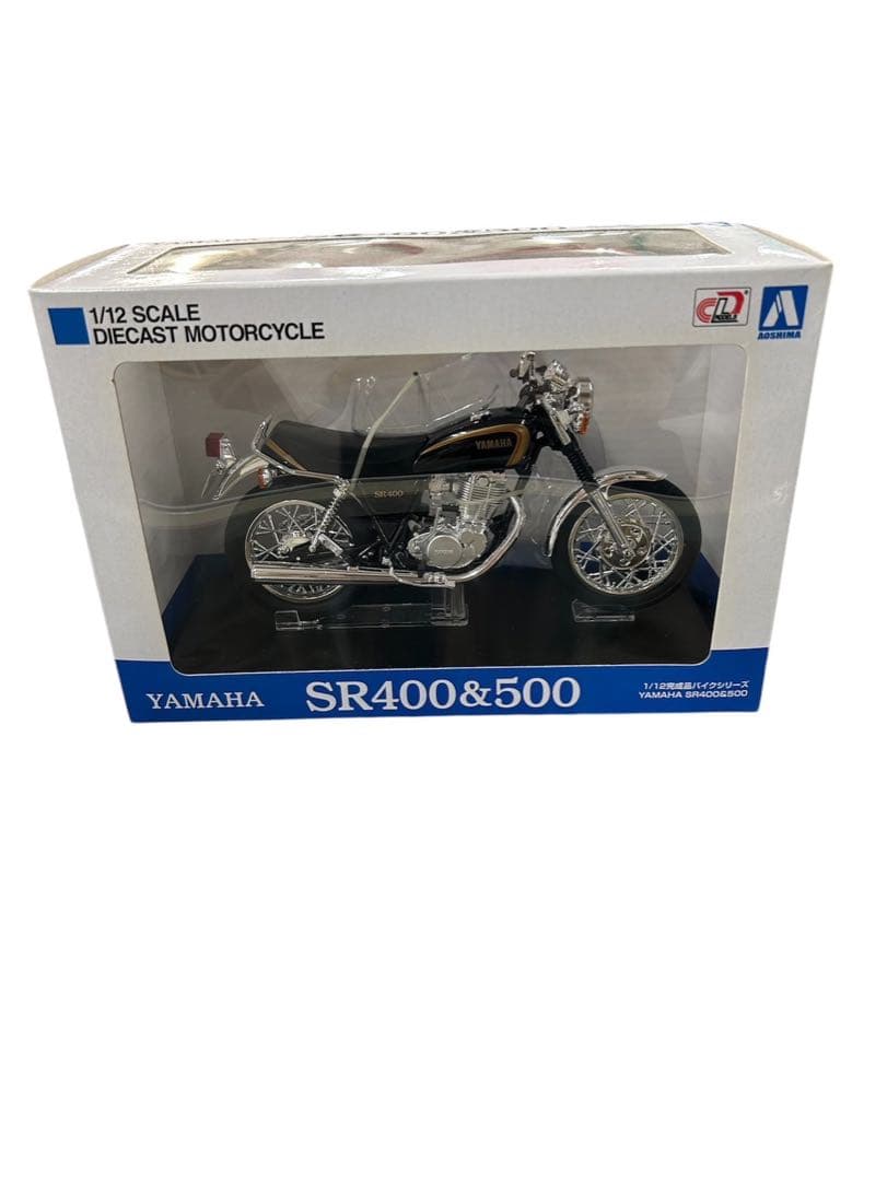 アオシマ 1/12完成品バイクシリーズ ヤマハ SR400 ブラックゴールド