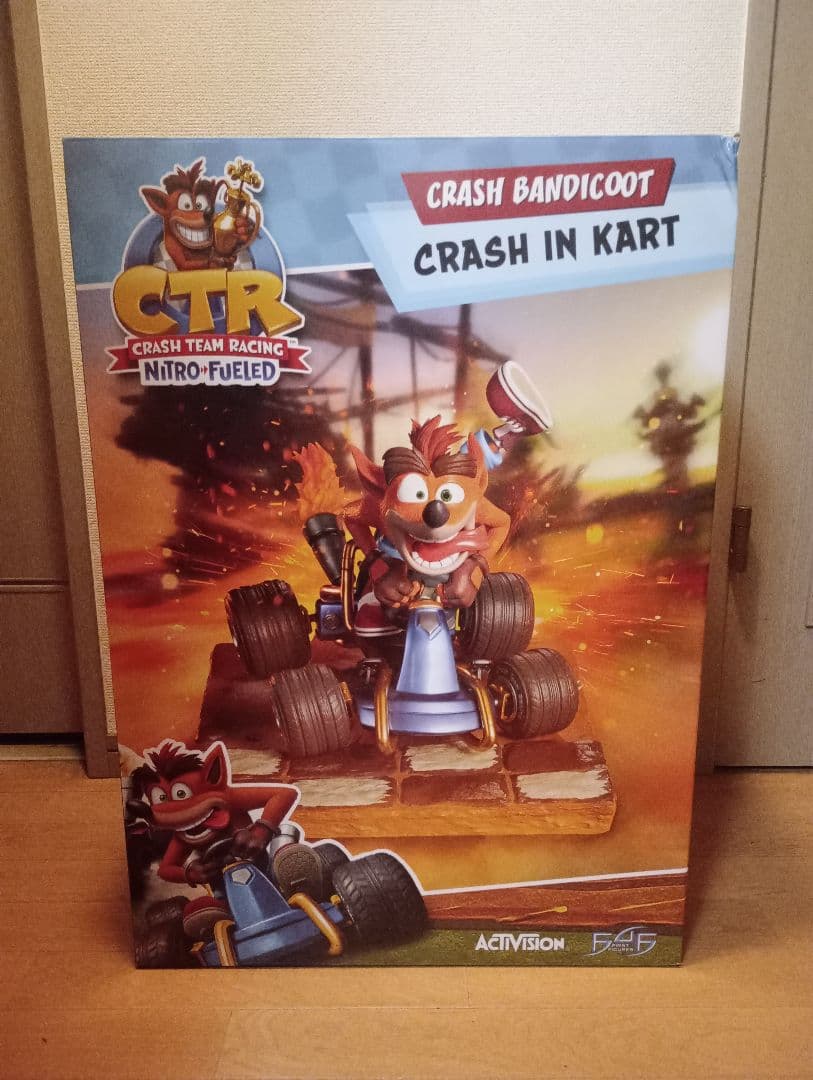 クラッシュ・バンディクー レーシング ブッとびニトロ! 　 スタチュー カート ターボブーストで加速するカートも精巧に再現！ファースト4フィギュア