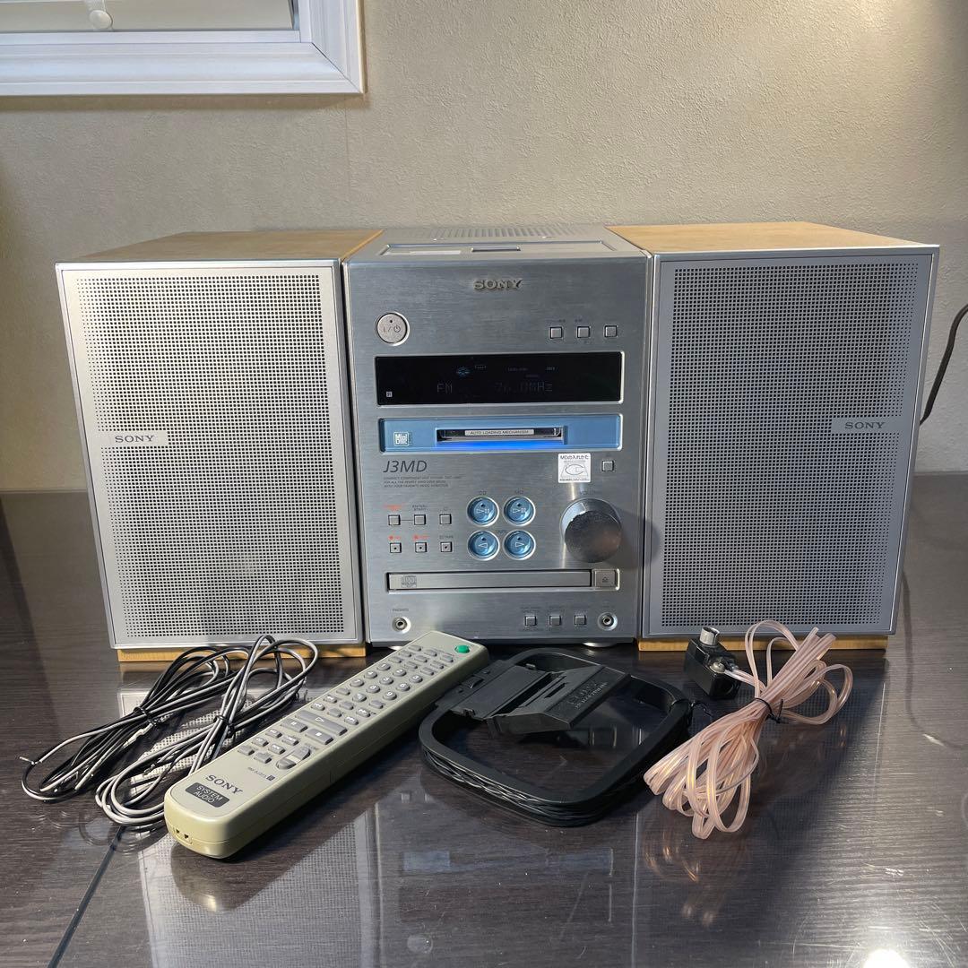 ジャンク】SONY ソニー ミニコンポ CD MD カセット HCD-J3MD - メルカリ