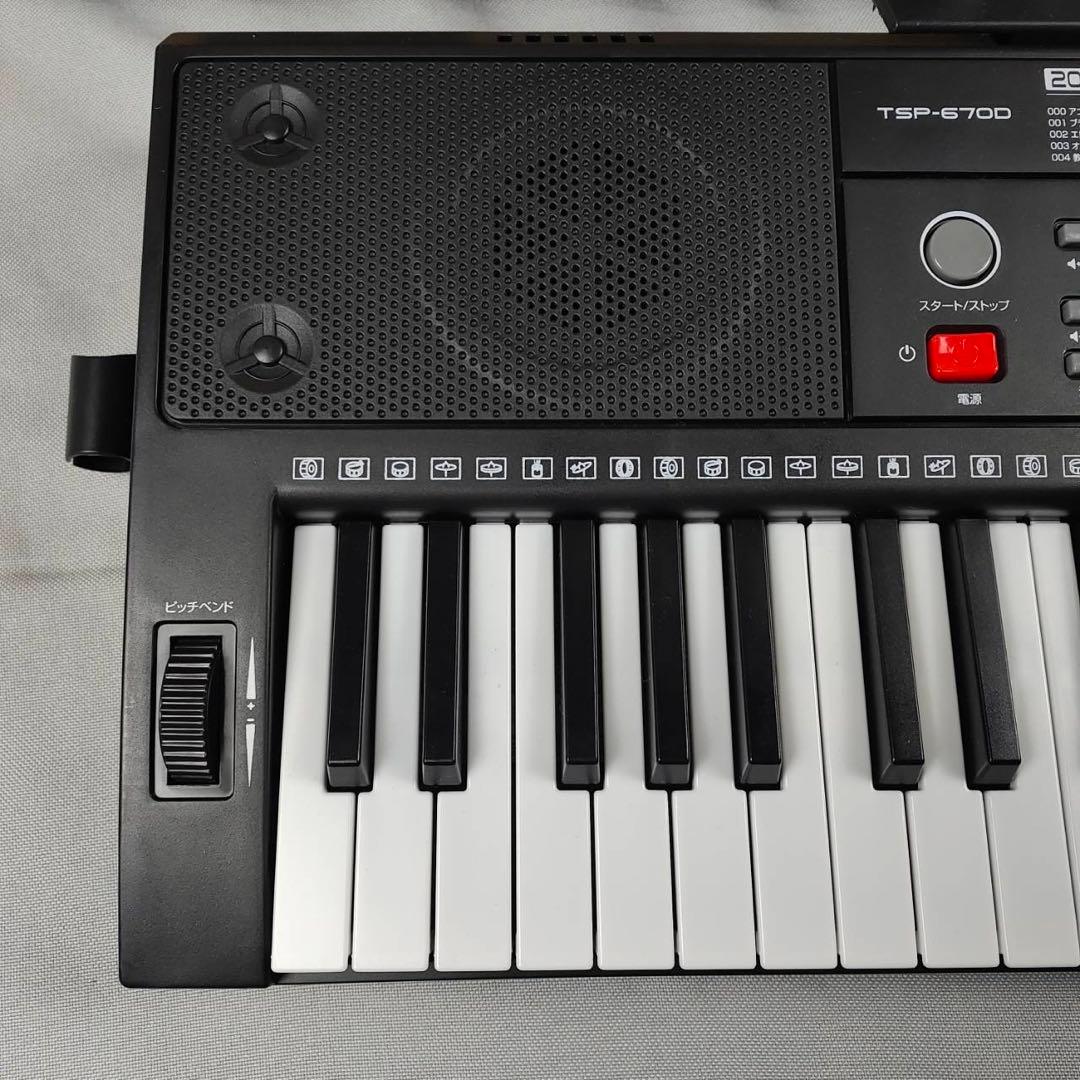 送料込】夢グループ ガイド機能付き電子ピアノ TSP-670D 電子ピアノ