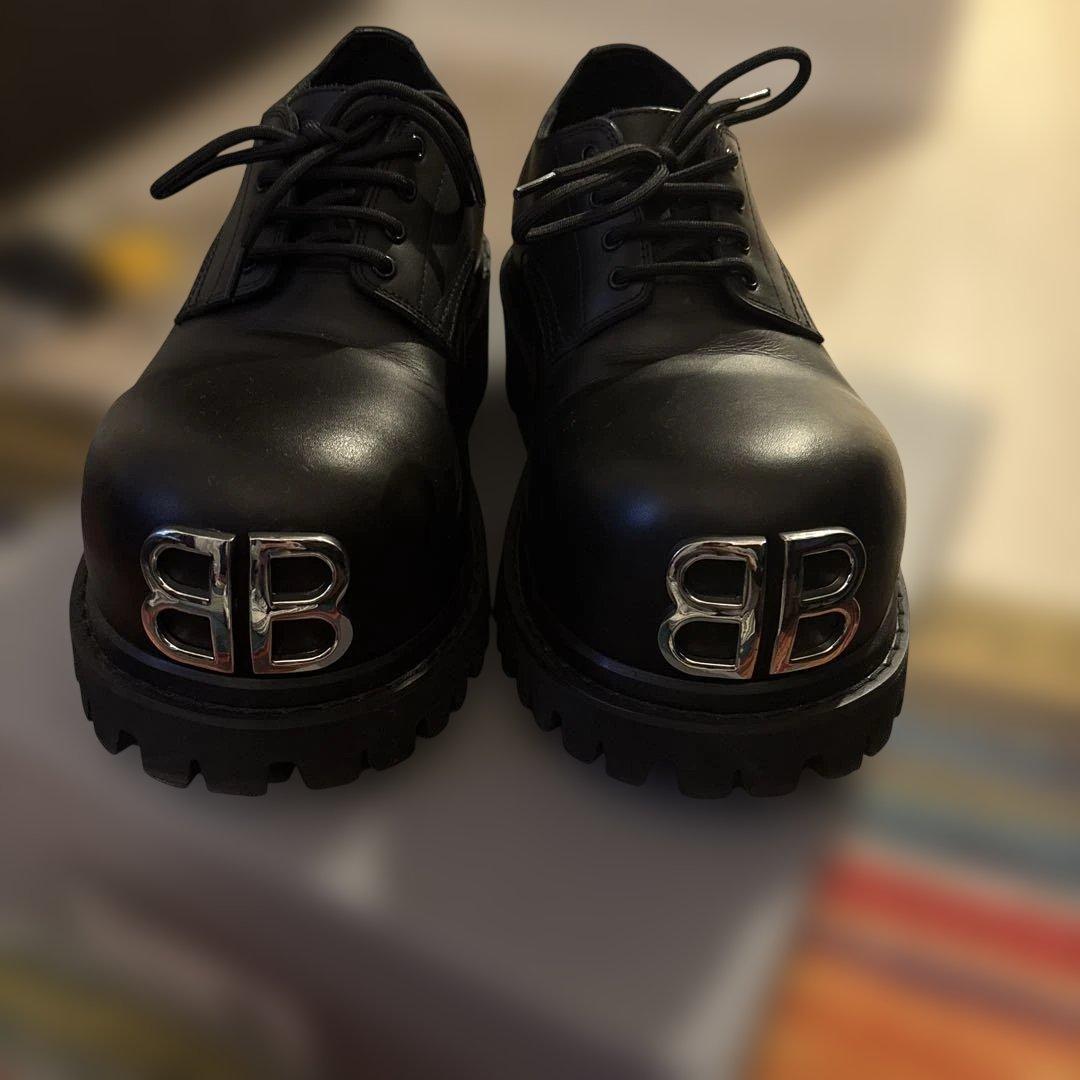 バレンシアガ ストンパー カジュアルシューズ80Z326ブラック40 - メルカリ