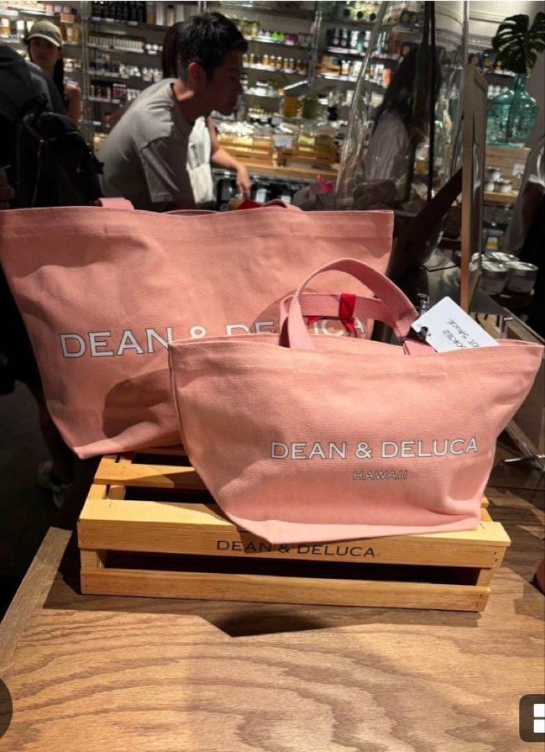 DEAN & DELUCA ハワイ限定 トート小 ピンク ロイヤルハワイアン - メルカリ