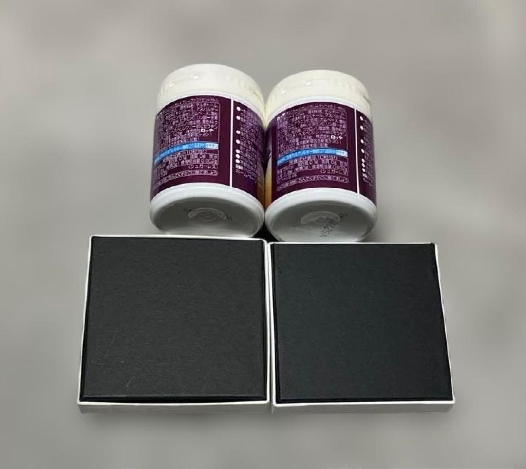 羽生結弦 キシリトールガム ファミリーボトル2個と羽生結弦展ボックス