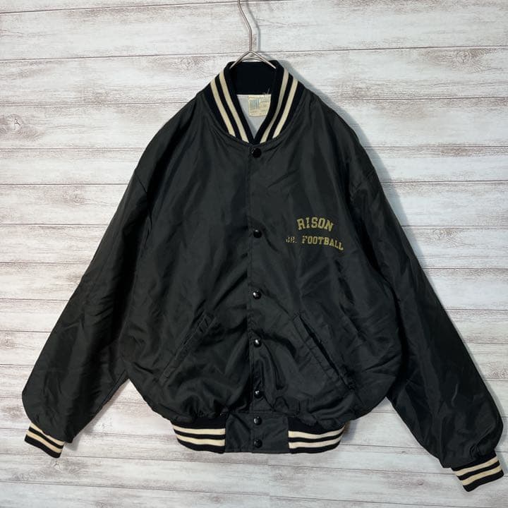 80s】 vintage HOWE USA製 ナイロン スタジャン ブラック - メルカリ