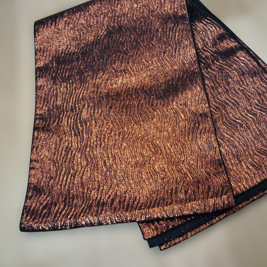 ルミロック　ギラ兵児　シワ兵児 商品「ギラ☆ヘコ」RumiRockメタリック兵児帯｜Rumi Rock