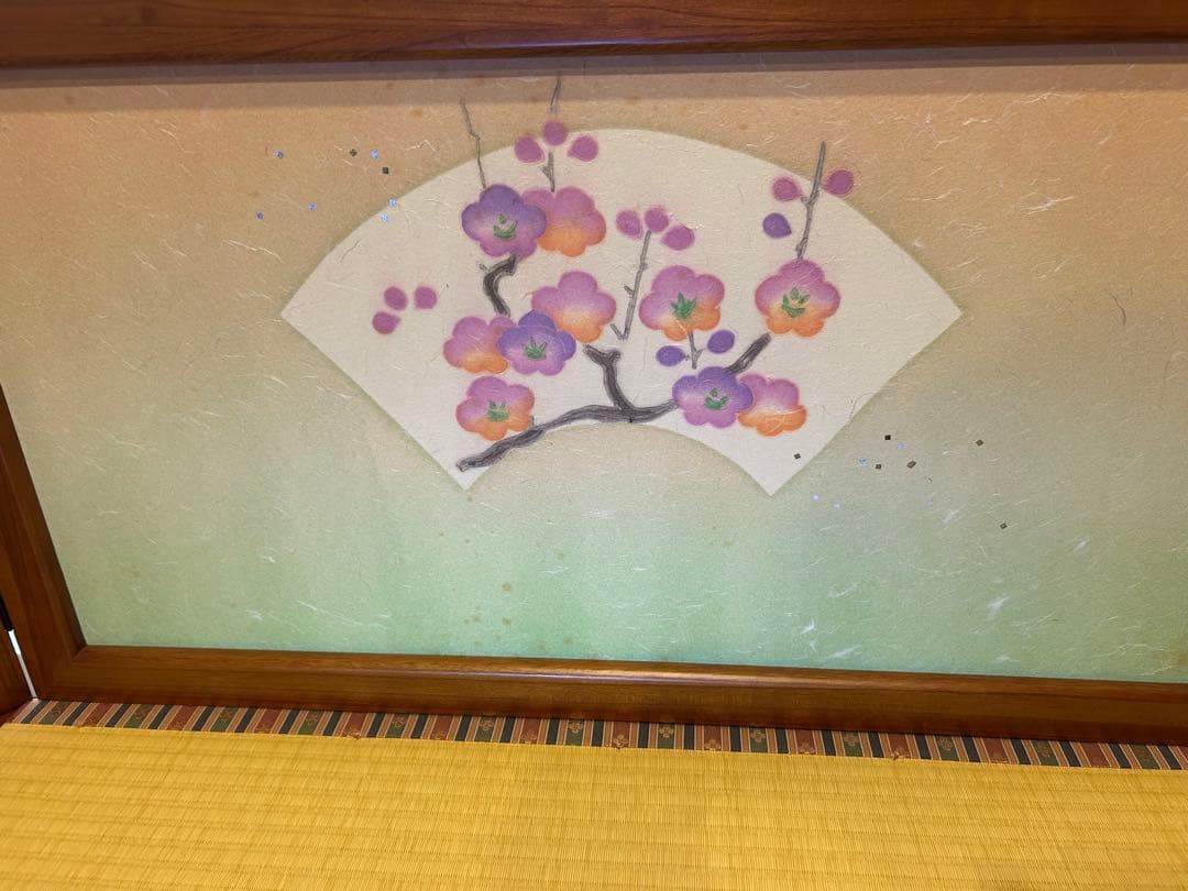 あゆな様専用 桐製 三段ひな壇 春日三段 梅柄屏風セット