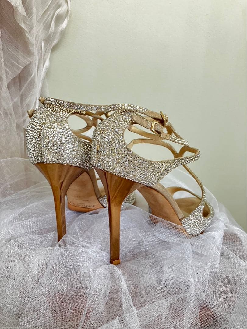 かお様専用⭐︎ 大幅値下げ中！ ジミーチュウ ブライダルシューズ 39