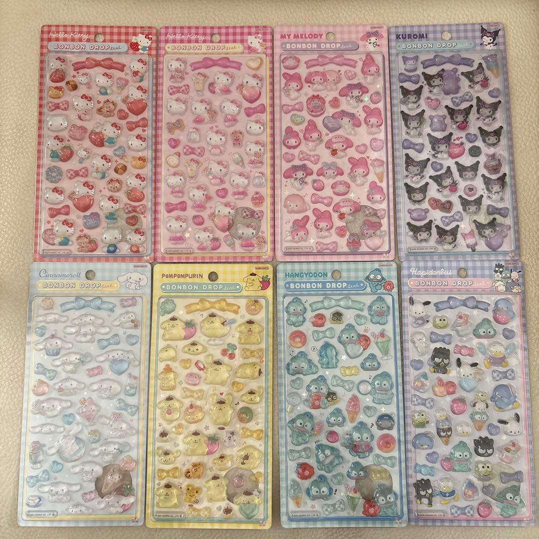 公式】 サンリオ ボンボンドロップシール 第2弾 全種セット