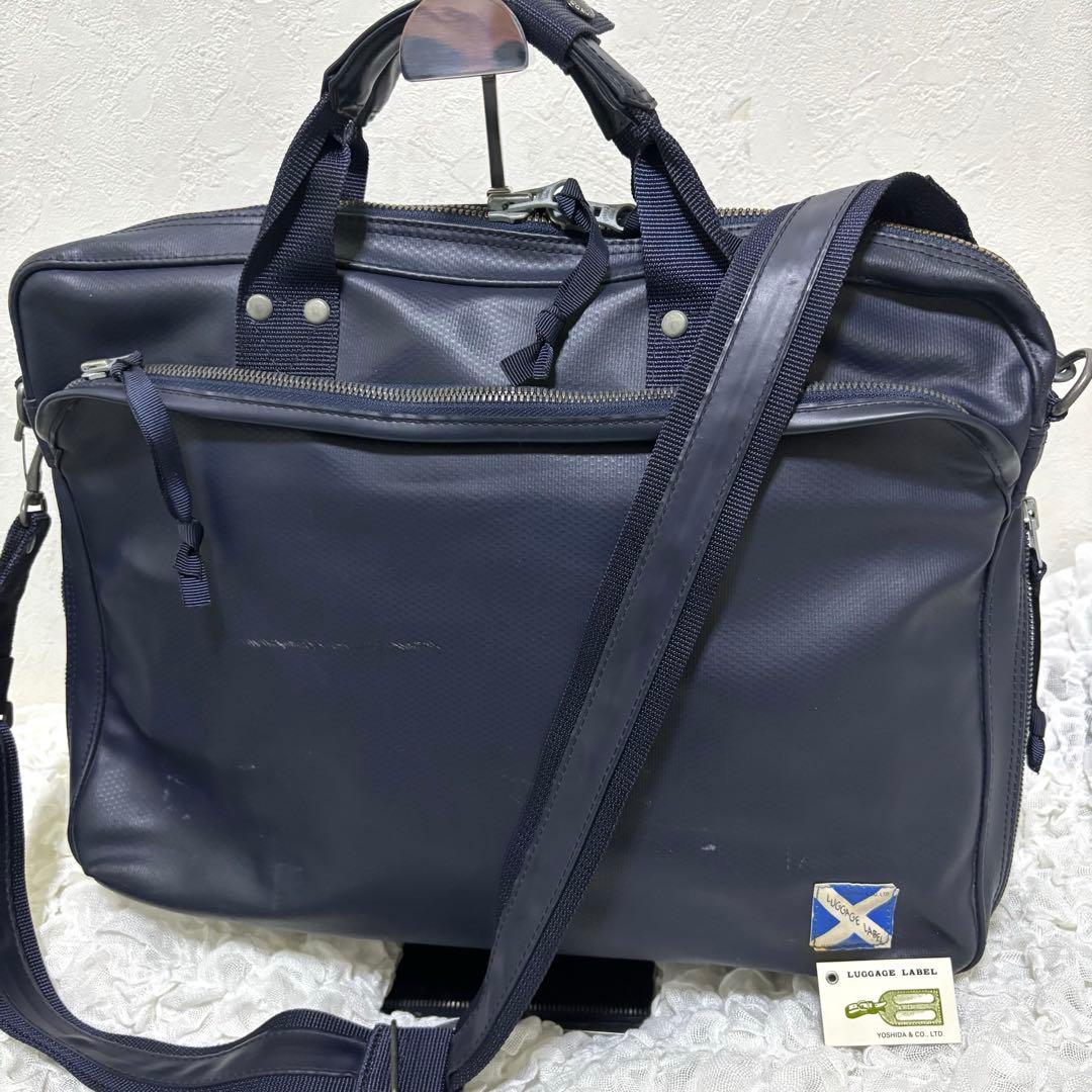希少】ラゲッジレーベル ニューライナー 2way ブリーフケース 青