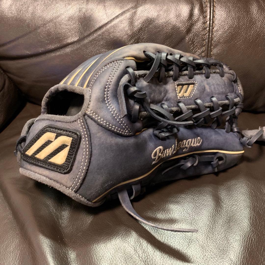 ミズノ Mマーク シルバーラベル 軟式外野手用 イチローモデル - メルカリ