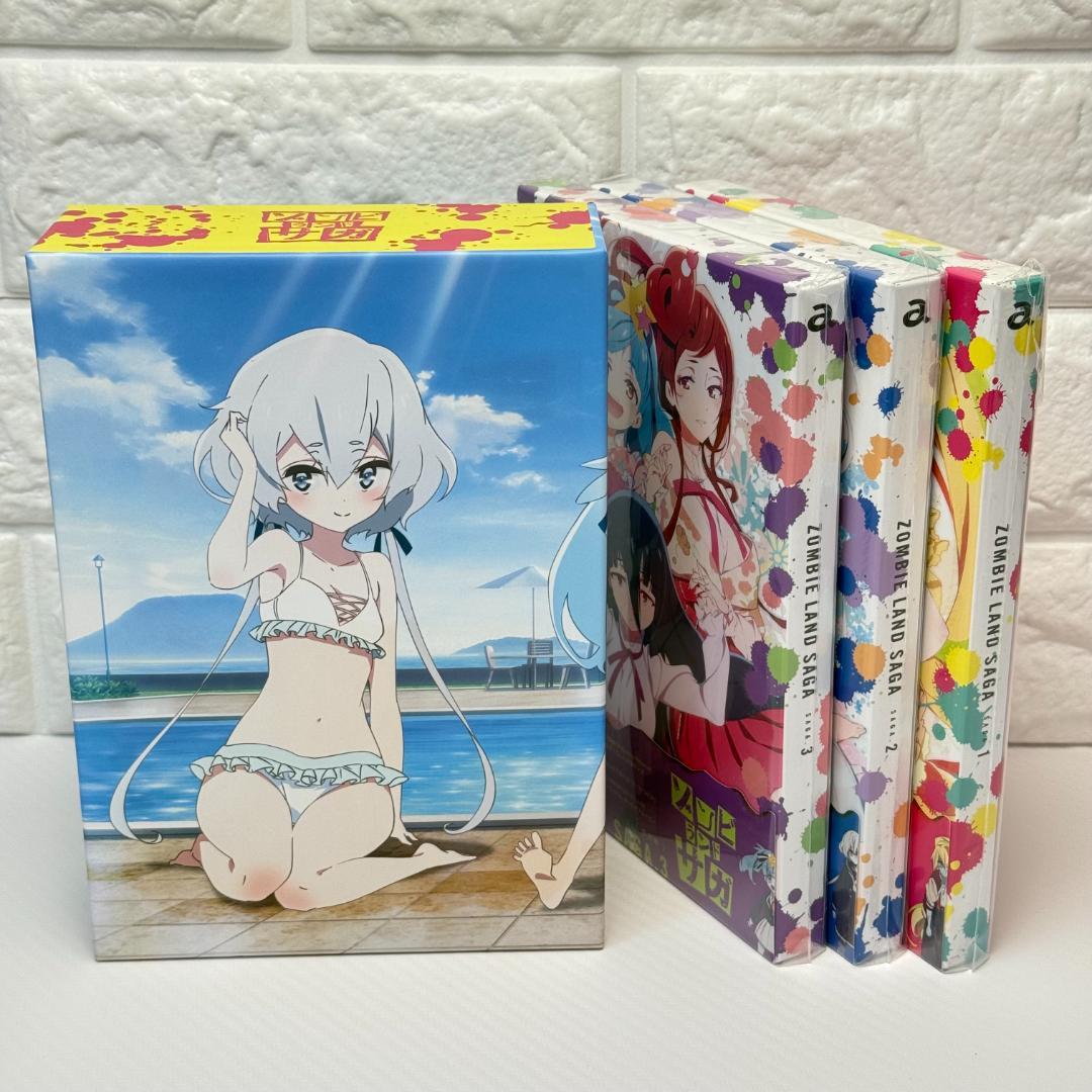 全巻収納BOX付き ゾンビランドサガ Blu-ray 全3巻（SAGA.1〜3） - メルカリ