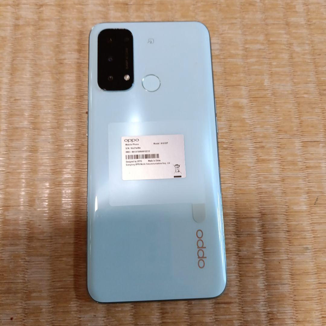 oppo スマートフォン 64MPカメラライトブルー