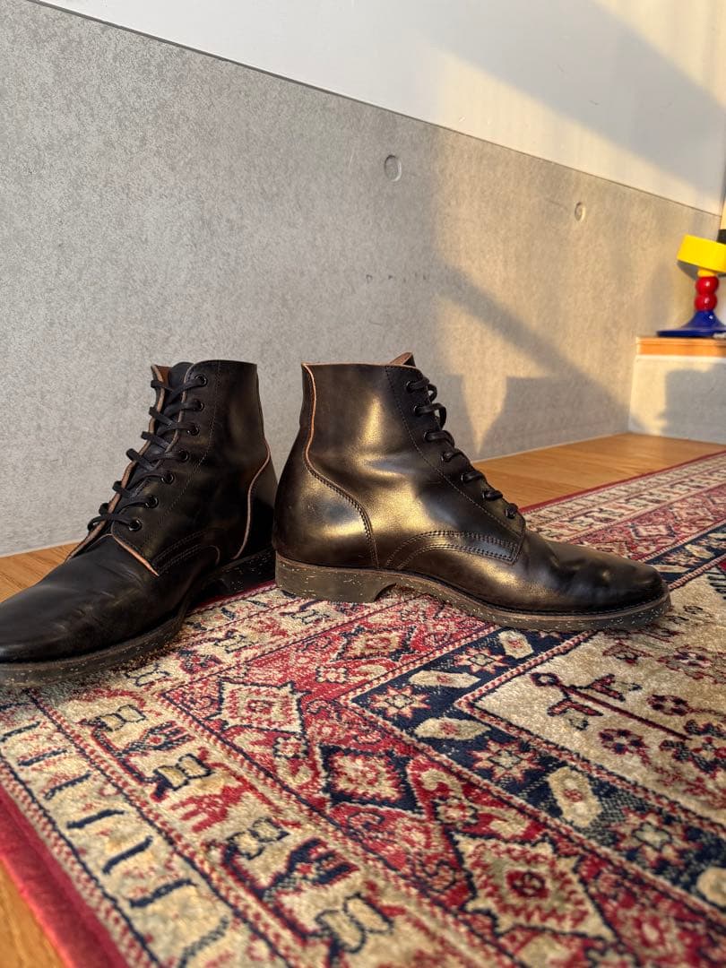 カスタムブーツ CLINCH Yeager boots同楦 マヤレザー 茶芯 - メルカリ