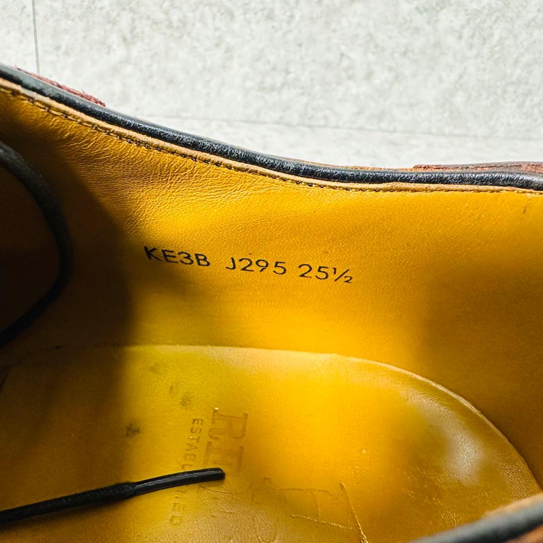 美品 REGAL リーガル サドルシューズ ドレスシューズ レザー 25.5cm