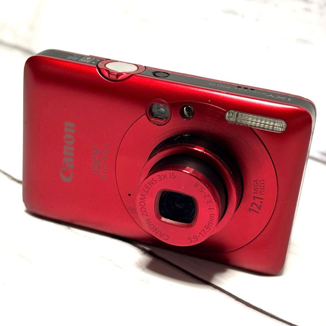 動作確認済】Canon IXY DIGITAL 210 IS レッド - メルカリ