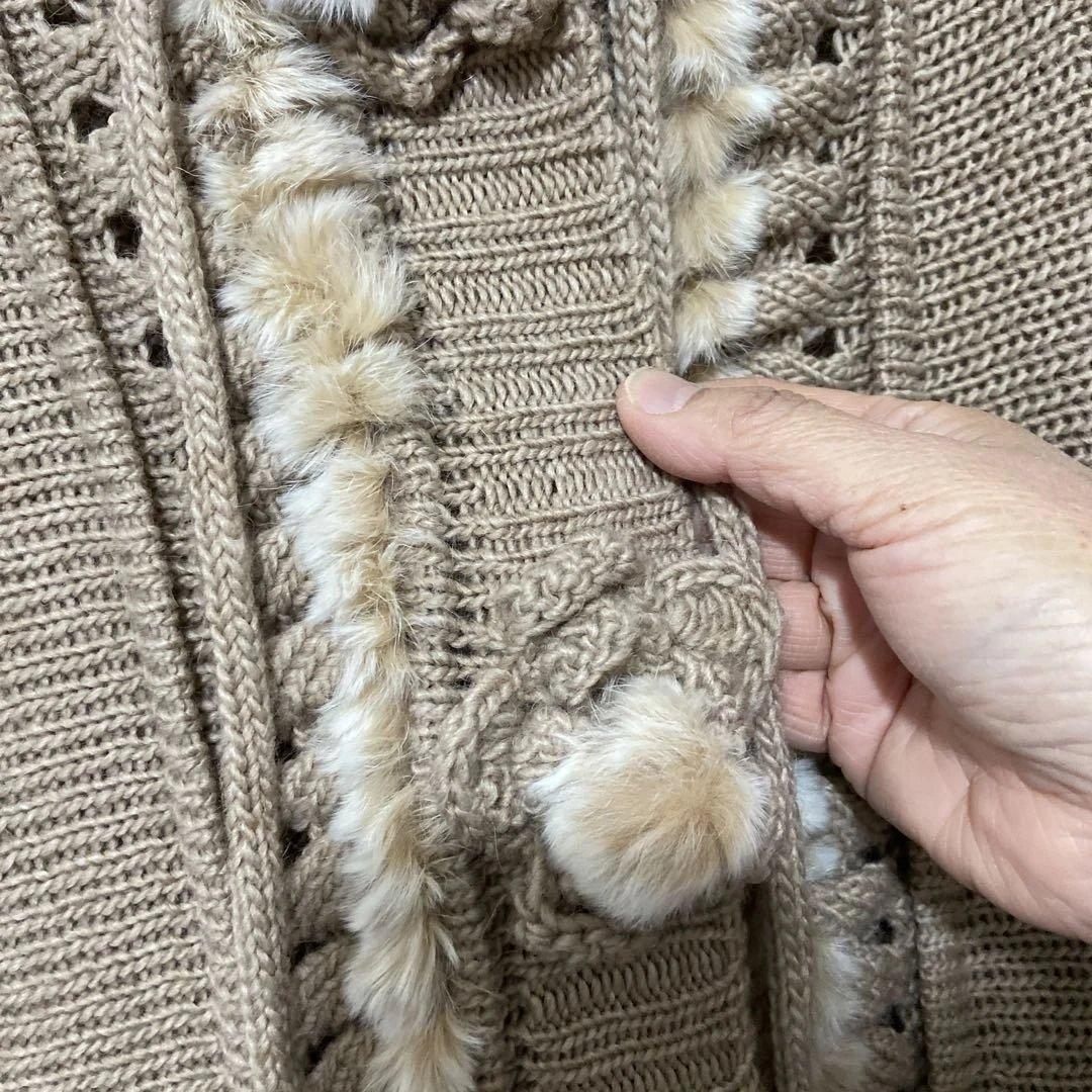 タグ付き インポートロッサ フード付きポンチョ サイズ44 タグ付き