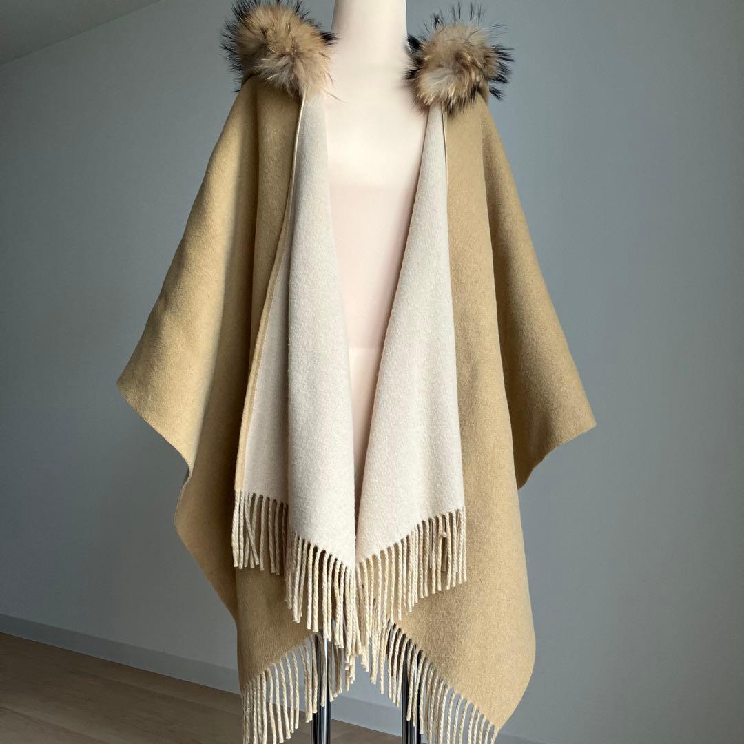 GRACE CONTINENTAL リバーシブル ケープ ファーストール - メルカリ