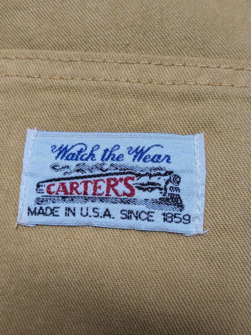 超レア 80 年代 列車タグ CARTER'S カーターズ ペインターパンツ