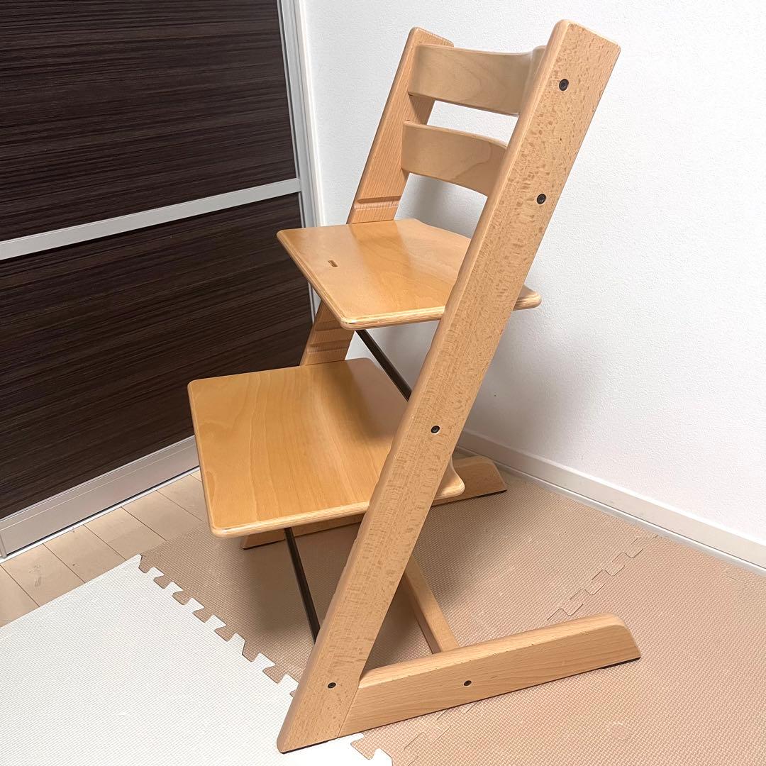 極美品【新型】シリアル4 ストッケ トリップトラップナチュラルの通販