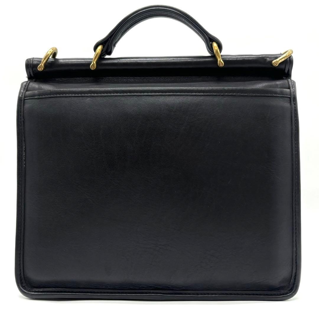 オールドコーチ 極美品 ショルダーバッグ 2way ウィリス ブラック