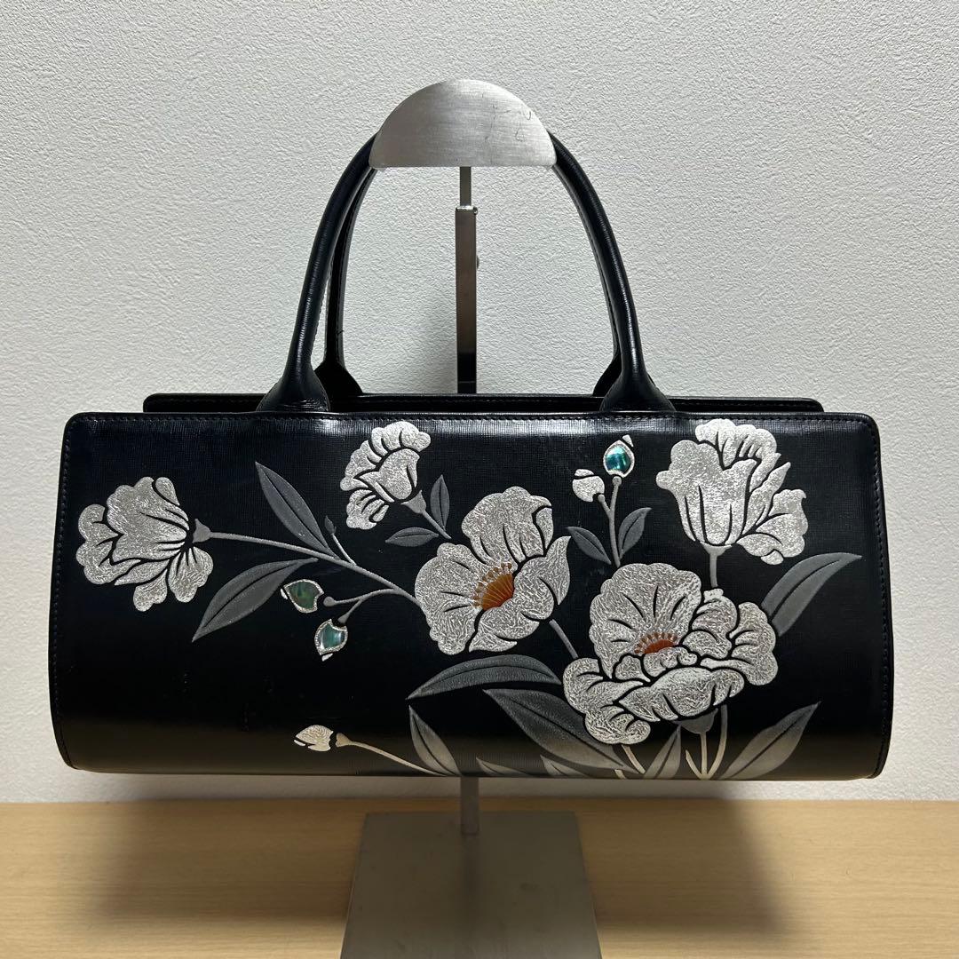 坂本これくしょん 蒔絵レザーバッグ ハンドバッグ 花柄刺繍 美品 2026年最新】坂本これくしょん バッグの人気アイテム - メルカリ