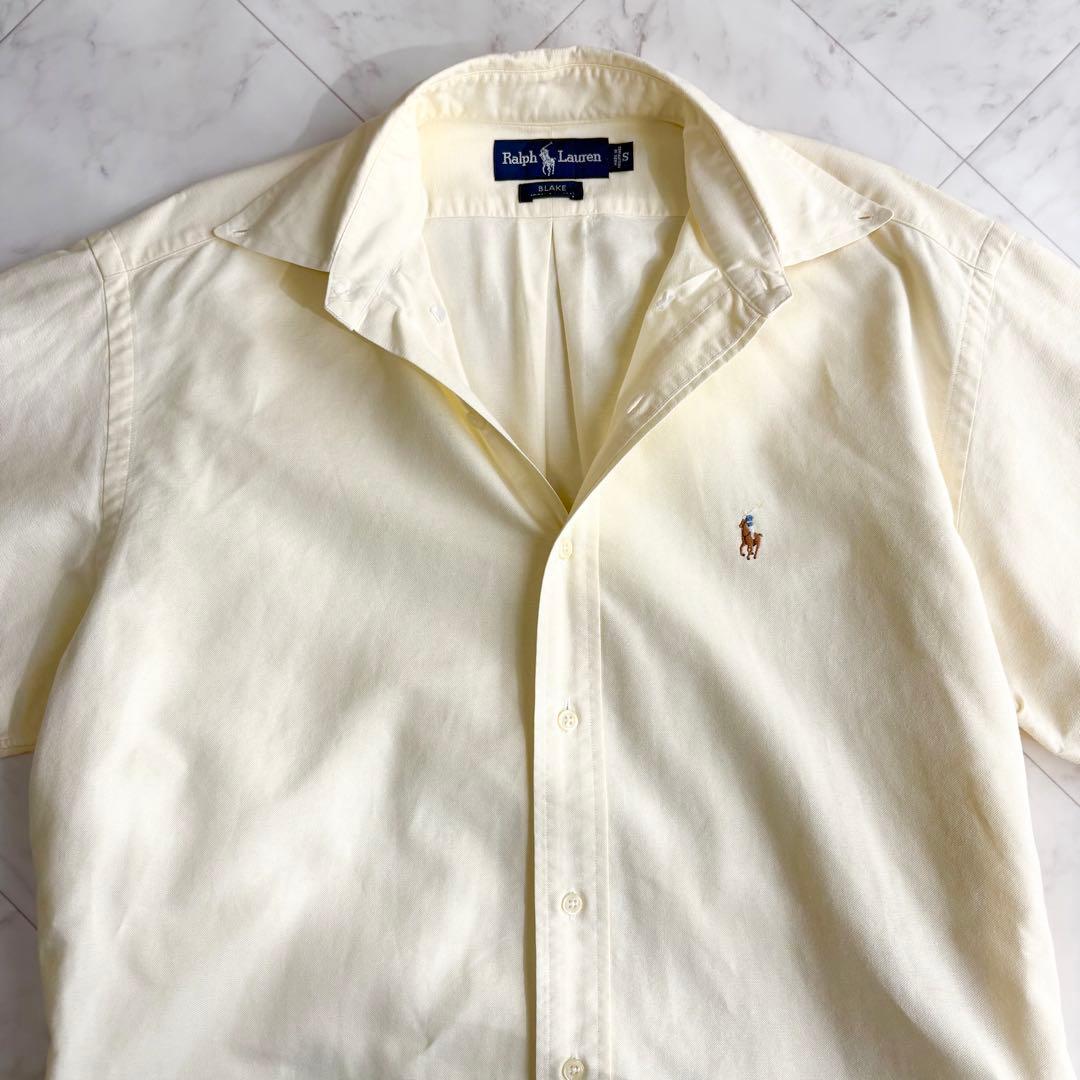 ラルフローレン】オックスフォードシャツ ポニーロゴ ゆったり 黄色
